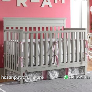 Ranjang Bayi Cat Duco Poly Hasan Putra Furniture Jepara - Indonesia Furniture