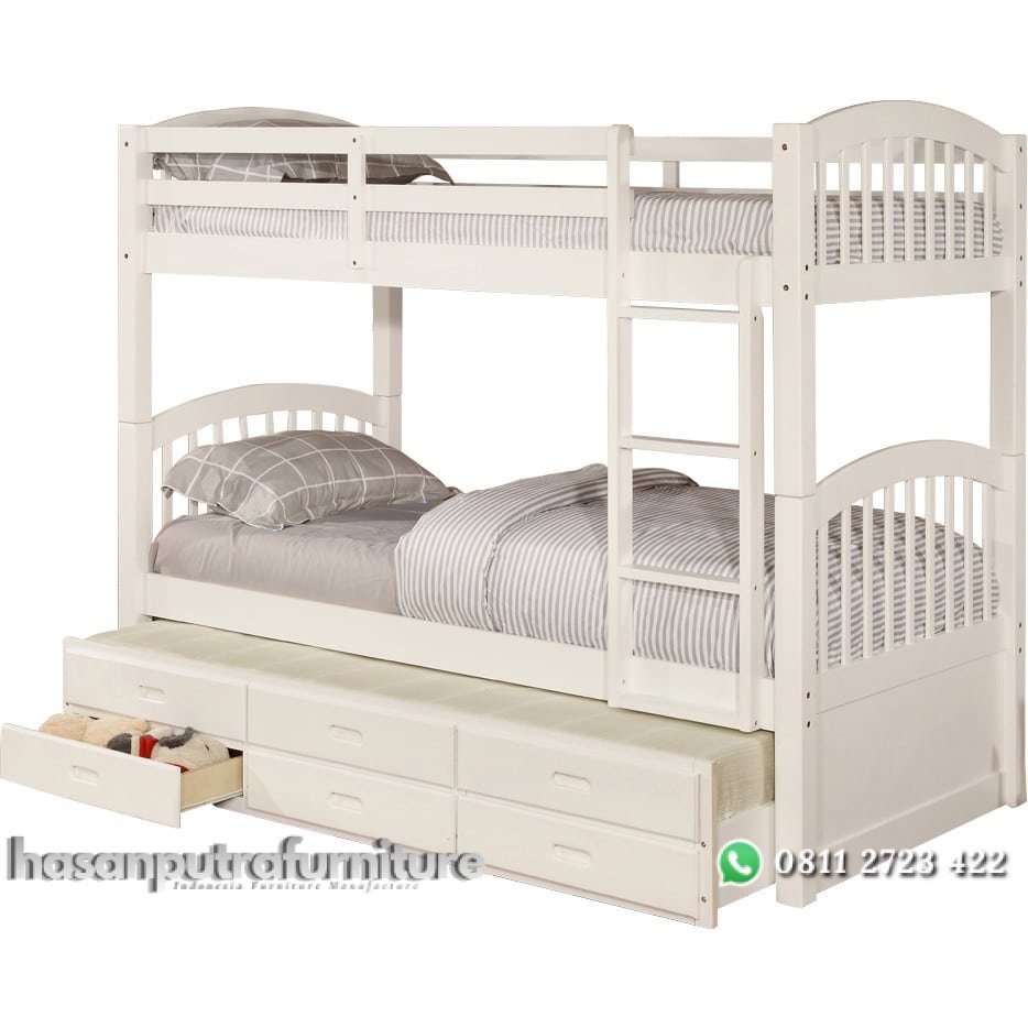 Tempat Tidur 3 Tingkat Sosi Hasan Putra Furniture Jepara - Indonesia Furniture 2 Tempat Tidur 3 Tingkat Sosi Hasan Putra Furniture Jepara - Indonesia Furniture - Gambar 2