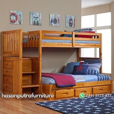 Tempat Tidur Tingkat Jati ID 45 Hasan Putra Furniture Jepara - Indonesia Furniture 2 Tempat Tidur Tingkat Jati ID 45 Hasan Putra Furniture Jepara - Indonesia Furniture - Gambar 2