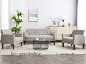 Tanysha Set Sofa Tamu Desain Modern Minimalis Terbaru Hasan Putra Furniture Jepara - Indonesia Furniture