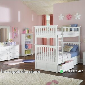 Set Tempat Tidur Tingkat Hury Hasan Putra Furniture Jepara - Indonesia Furniture