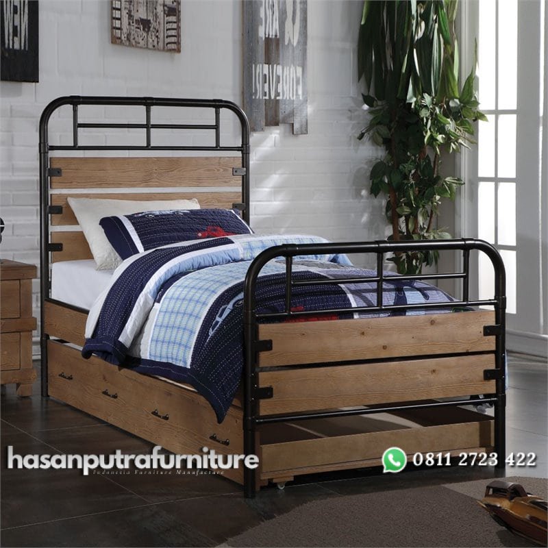 Tempat Tidur Anak Besi Minimalis Hasan Putra Furniture Jepara - Indonesia Furniture 1 Tempat Tidur Anak Besi Minimalis Hasan Putra Furniture Jepara - Indonesia Furniture