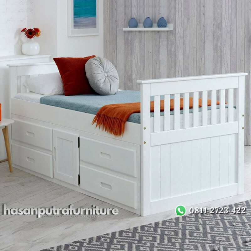Tempat Tidur Anak Putih Minimalis Lunar Terbaru Hasan Putra Furniture Jepara - Indonesia Furniture 1 Tempat Tidur Anak Putih Minimalis Lunar Terbaru Hasan Putra Furniture Jepara - Indonesia Furniture