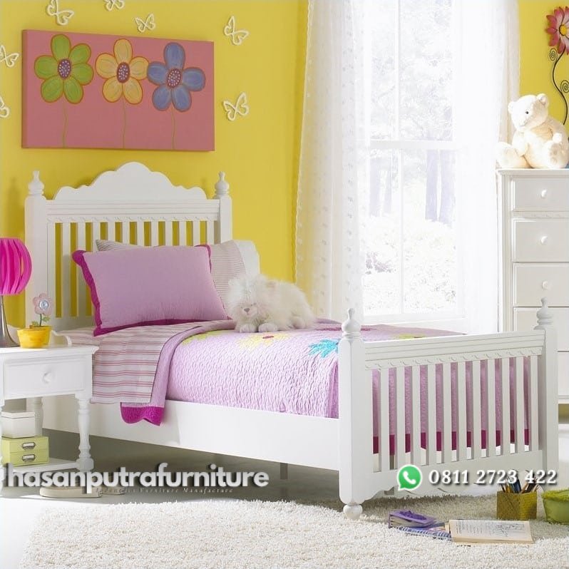 Tempat Tidur Anak Perempuan “Putih” Hasan Putra Furniture Jepara - Indonesia Furniture 1 Tempat Tidur Anak Perempuan “Putih” Hasan Putra Furniture Jepara - Indonesia Furniture