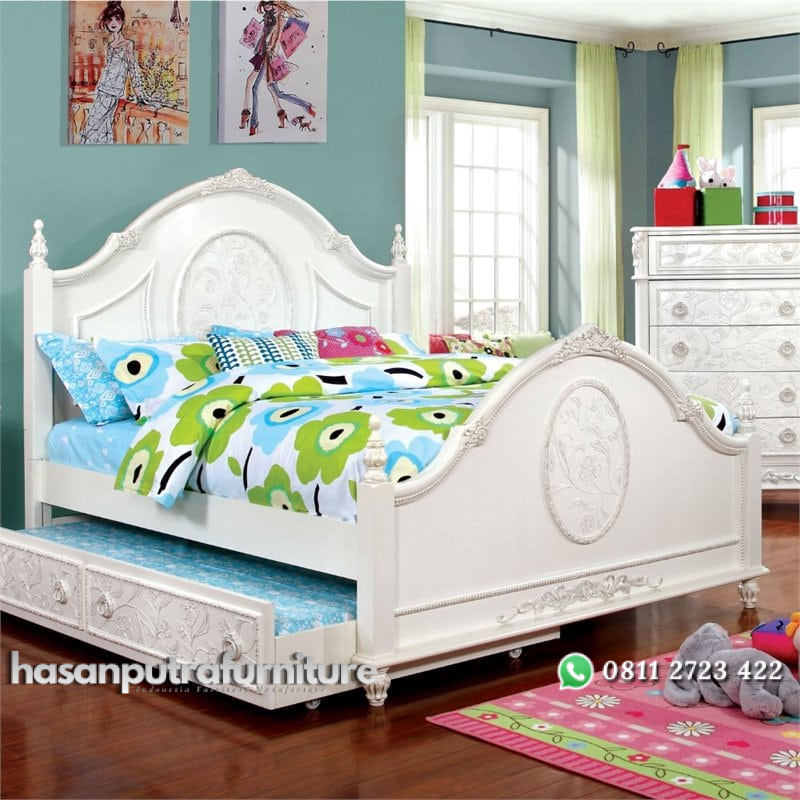 Tempat Tidur Anak Perempuan Aslay Hasan Putra Furniture Jepara - Indonesia Furniture 1 Tempat Tidur Anak Perempuan Aslay Hasan Putra Furniture Jepara - Indonesia Furniture
