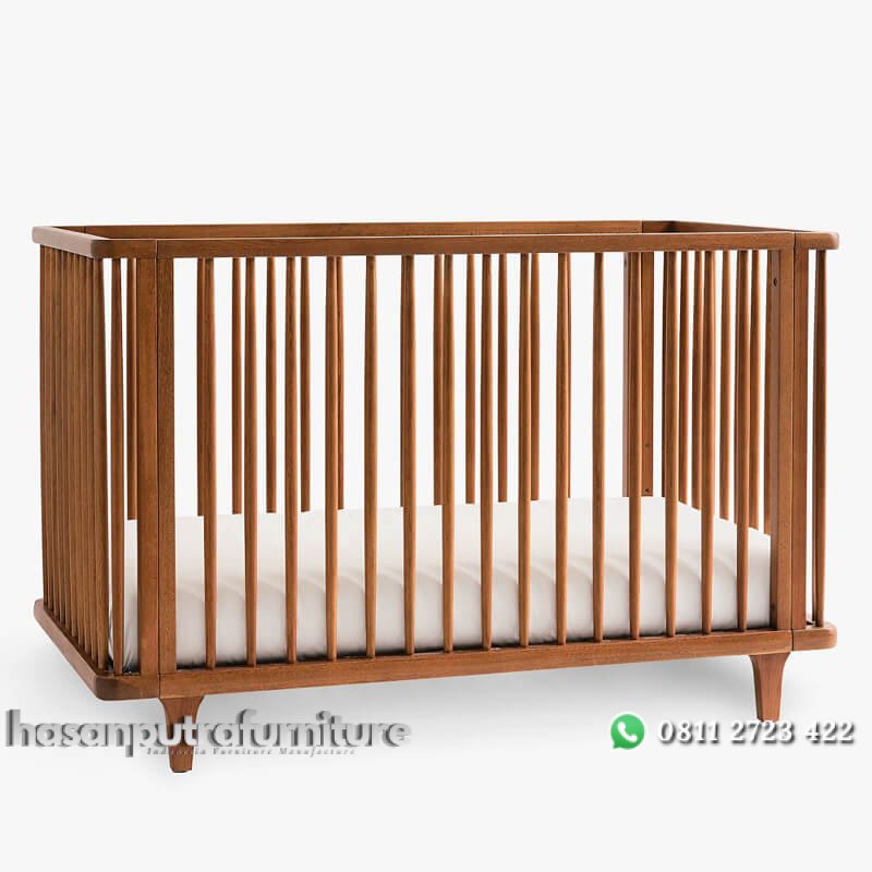 Tempat Tidur Bayi Bahan Kayu Jati Model Minimalis Hasan Putra Furniture Jepara - Indonesia Furniture 2 Tempat Tidur Bayi Bahan Kayu Jati Model Minimalis Hasan Putra Furniture Jepara - Indonesia Furniture - Gambar 2