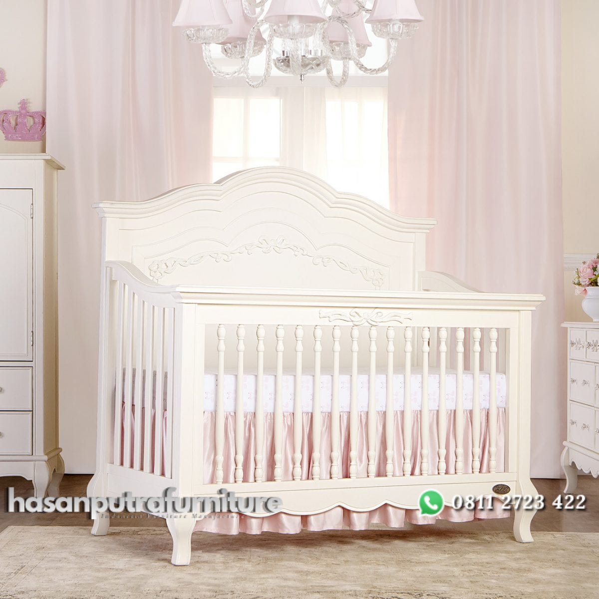 Tempat Tidur Bayi Perempuan JH-ID 49 Hasan Putra Furniture Jepara - Indonesia Furniture 1 Tempat Tidur Bayi Perempuan JH-ID 49 Hasan Putra Furniture Jepara - Indonesia Furniture
