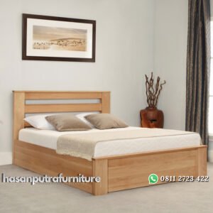 Tempat Tidur Jati Model Minimalis Terbaru Charnwood Hasan Putra Furniture Jepara - Indonesia Furniture