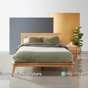 Tempat Tidur Jati Model Minimalis Terbaru 2021 Hasan Putra Furniture Jepara - Indonesia Furniture