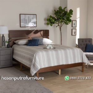 Tempat Tidur Jati Minimalis Model Retro Modern Hasan Putra Furniture Jepara - Indonesia Furniture