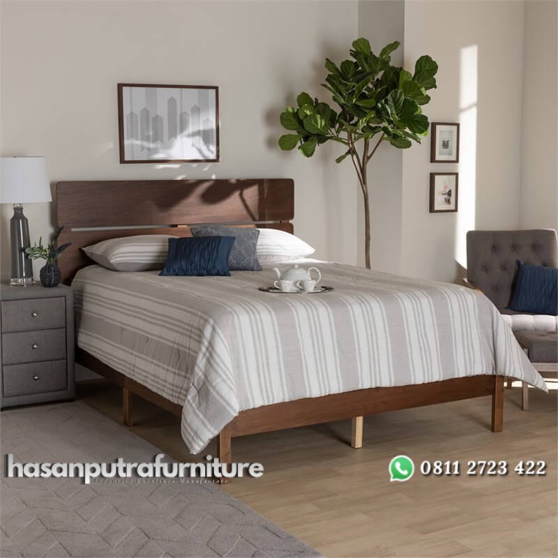 Tempat Tidur Jati Minimalis Model Retro Modern Hasan Putra Furniture Jepara - Indonesia Furniture 1 Tempat Tidur Jati Minimalis Model Retro Modern Hasan Putra Furniture Jepara - Indonesia Furniture