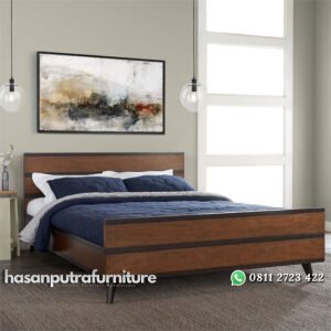 Tempat Tidur Jati Modern Gaya Minimalis Terbaru 2021 Hasan Putra Furniture Jepara - Indonesia Furniture