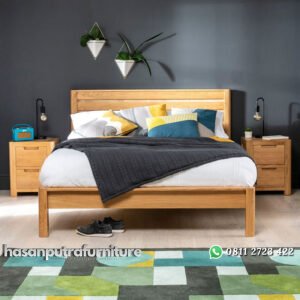 Tempat Tidur Jati Terbaru Desain Minimalis 2021 Hasan Putra Furniture Jepara - Indonesia Furniture