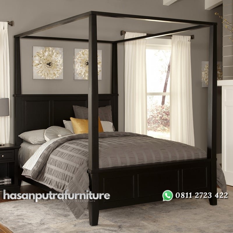 Tempat Tidur Kanopi Kayu Jati Pico Hasan Putra Furniture Jepara - Indonesia Furniture 1 Tempat Tidur Kanopi Kayu Jati Pico Hasan Putra Furniture Jepara - Indonesia Furniture
