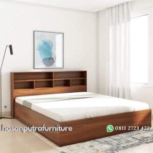Tempat Tidur Kayu Jati Model Minimalis Modern Hasan Putra Furniture Jepara - Indonesia Furniture