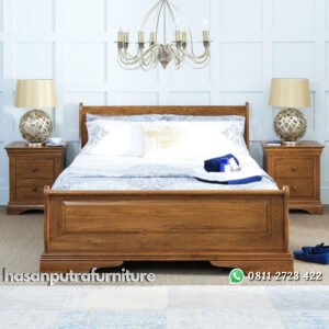 Tempat Tidur Kayu Klasik Model Bagong Hasan Putra Furniture Jepara - Indonesia Furniture