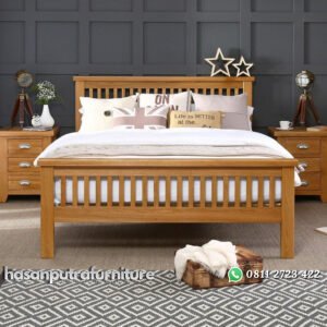 Tempat Tidur Kayu Minimalis Model Terbaru Hasan Putra Furniture Jepara - Indonesia Furniture