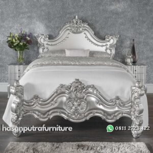 Tempat Tidur Mewah Ukir Estelle Hasan Putra Furniture Jepara - Indonesia Furniture