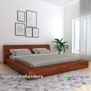 Tempat Tidur Kayu Minimalis Modern Dari Jati Hasan Putra Furniture Jepara - Indonesia Furniture