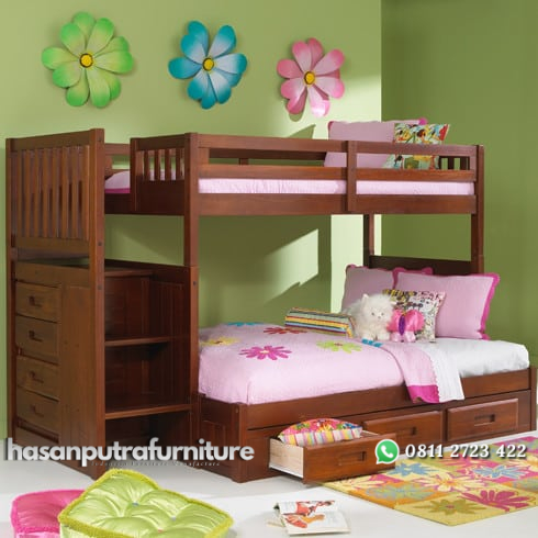 Tempat Tidur Tingkat Jati ID 45 Hasan Putra Furniture Jepara - Indonesia Furniture 1 Tempat Tidur Tingkat Jati ID 45 Hasan Putra Furniture Jepara - Indonesia Furniture