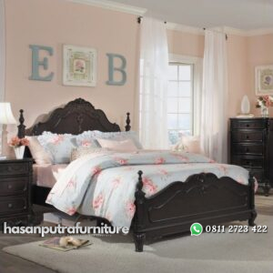 Tempat Tidur Ukir Jepara Mewah Sojiro Hasan Putra Furniture Jepara - Indonesia Furniture