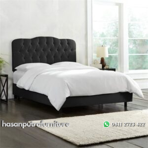 Tempat Tidur Utama Mewah Black Hasan Putra Furniture Jepara - Indonesia Furniture