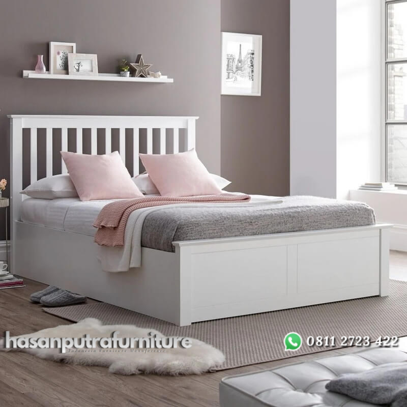Tempat Tidur Warna Putih Model Minimalis Terbaru Hasan Putra Furniture Jepara - Indonesia Furniture 1 Tempat Tidur Warna Putih Model Minimalis Terbaru Hasan Putra Furniture Jepara - Indonesia Furniture
